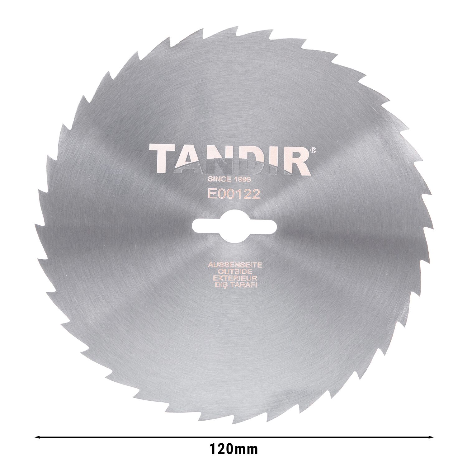 TANDIR® | Couteau de coupe - Ø120mm - dentelé