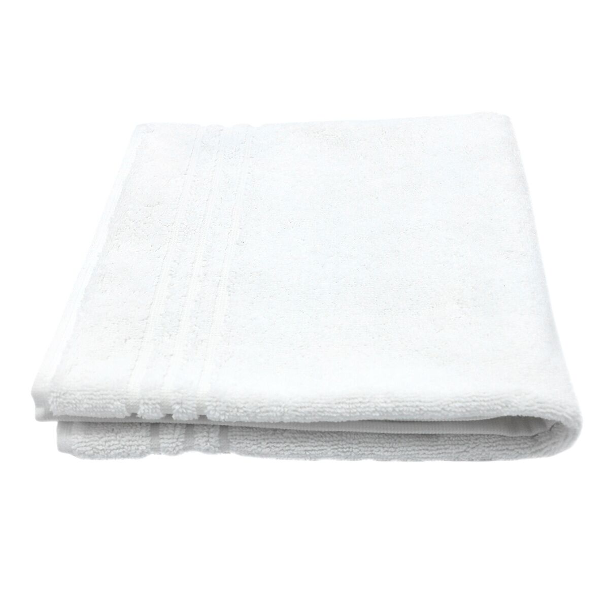(10 pièces) Tapis de bain Oslo - 500x700mm - 100% coton - Blanc