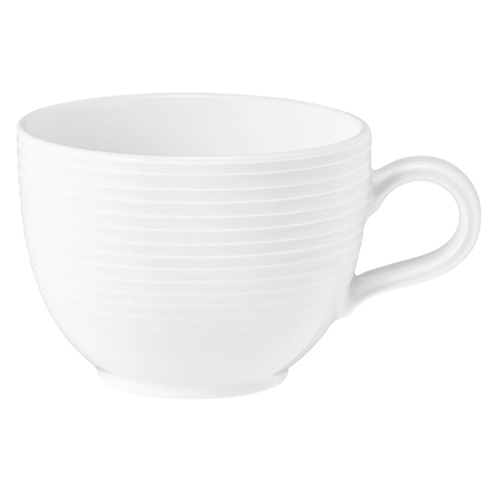 (6 pièces) SELTMANN WEIDEN | Tasse de cafétéria Tulipe – 220 ml – Blanc