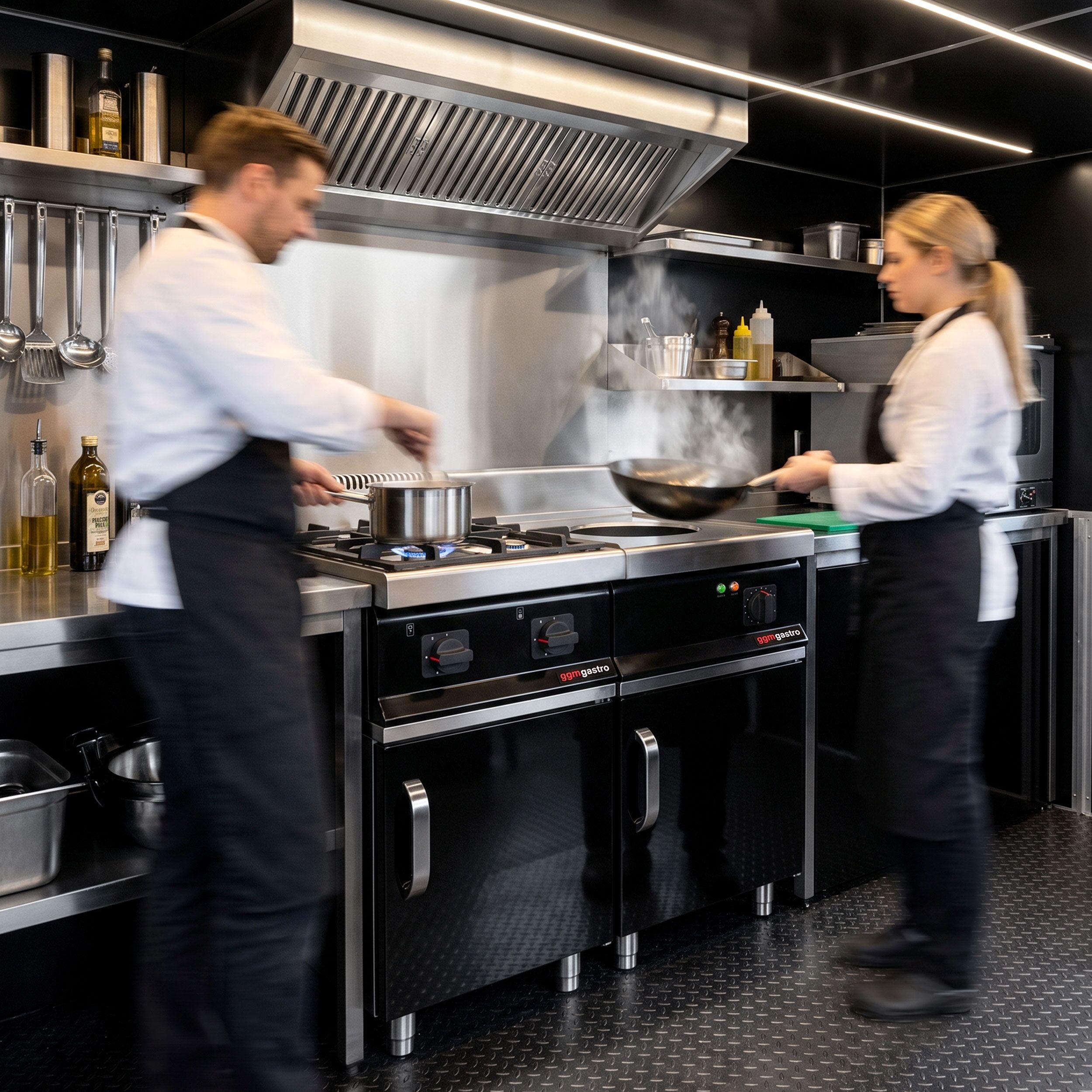 Induction wok - 3.5kW - 1 cooking zone - Ø 300mm