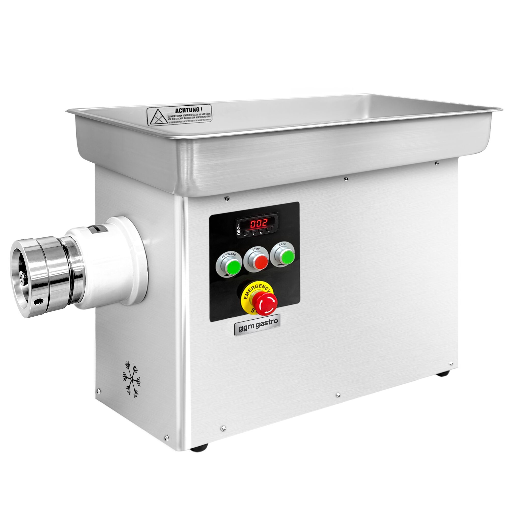 Elektrischer Fleischwolf 32 - 600kg/h - 3 kW - mit Kühlung