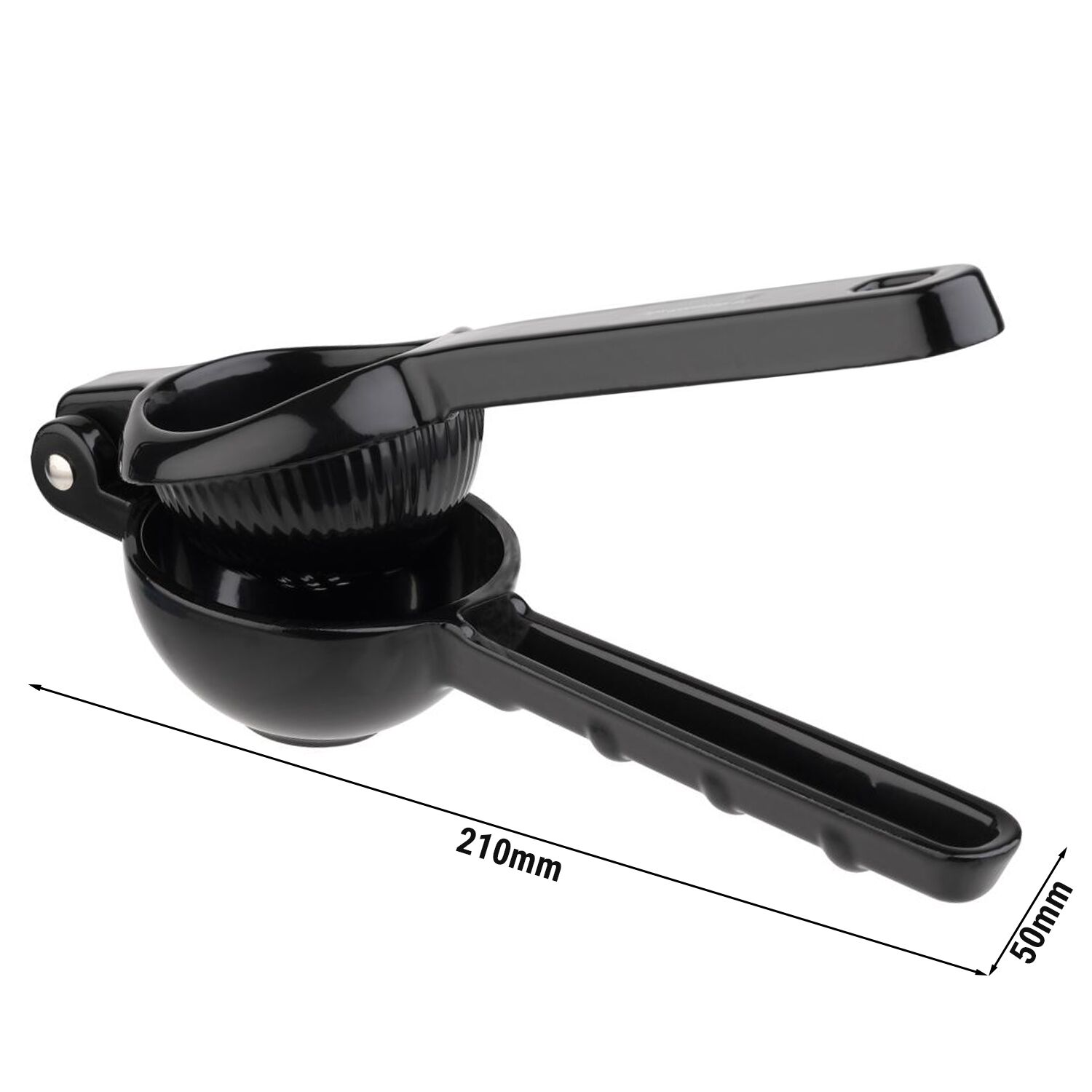(6 pièces) Presse-citron vert manuelle – Longueur : 210 mm – Cône de pressage fixe – Aluminium