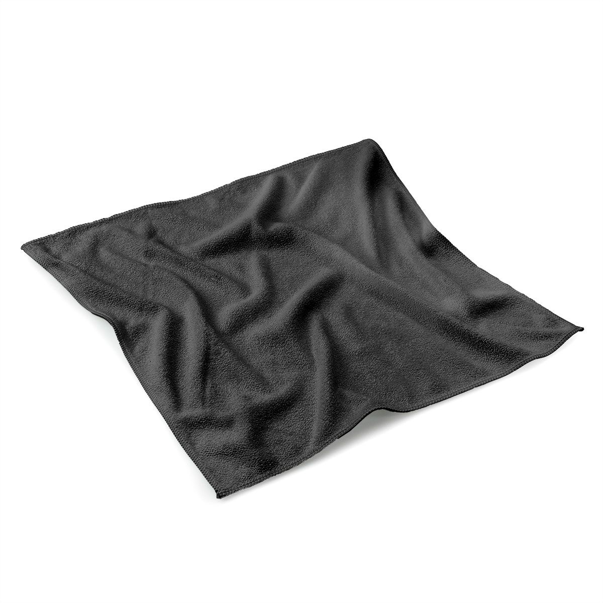 (10 pcs) Chiffons en microfibre - 400x400mm - Noir