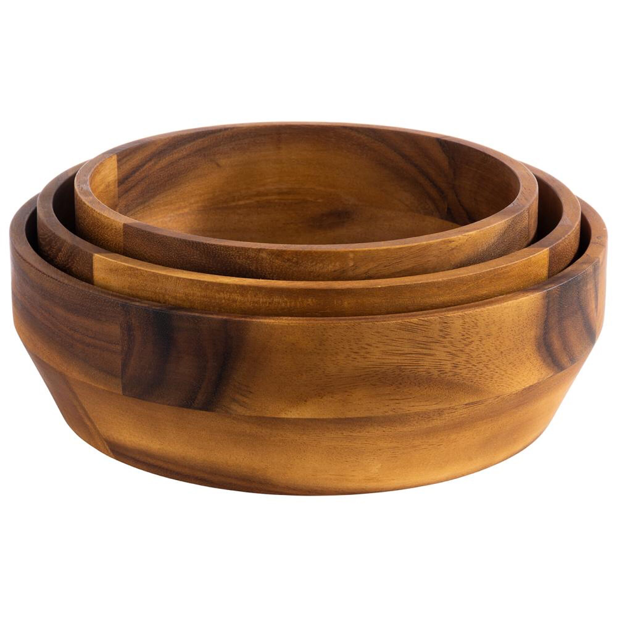 (6 pcs) Coupe - ACACIA - Bois d'acacia - 2,5L - carré - 250x250mm - Profondeur : 85mm - Brun
