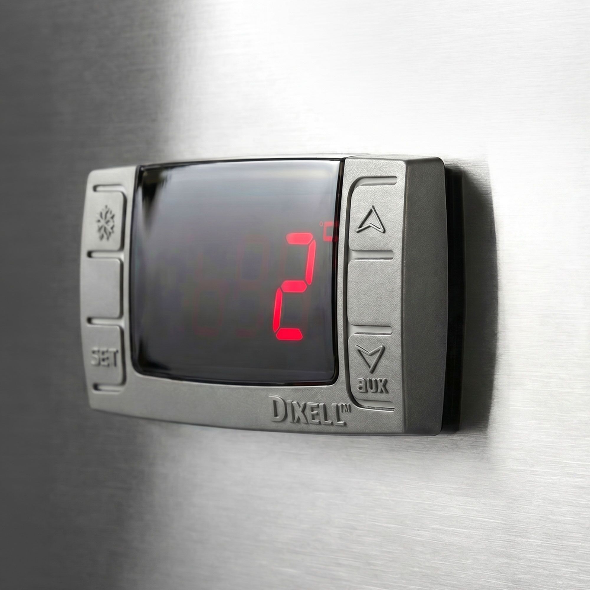 Saladette réfrigérée ECO - 450mm - 102L - 1 porte - avec découpe pour 1x GN 1/1 & Couvercle inox