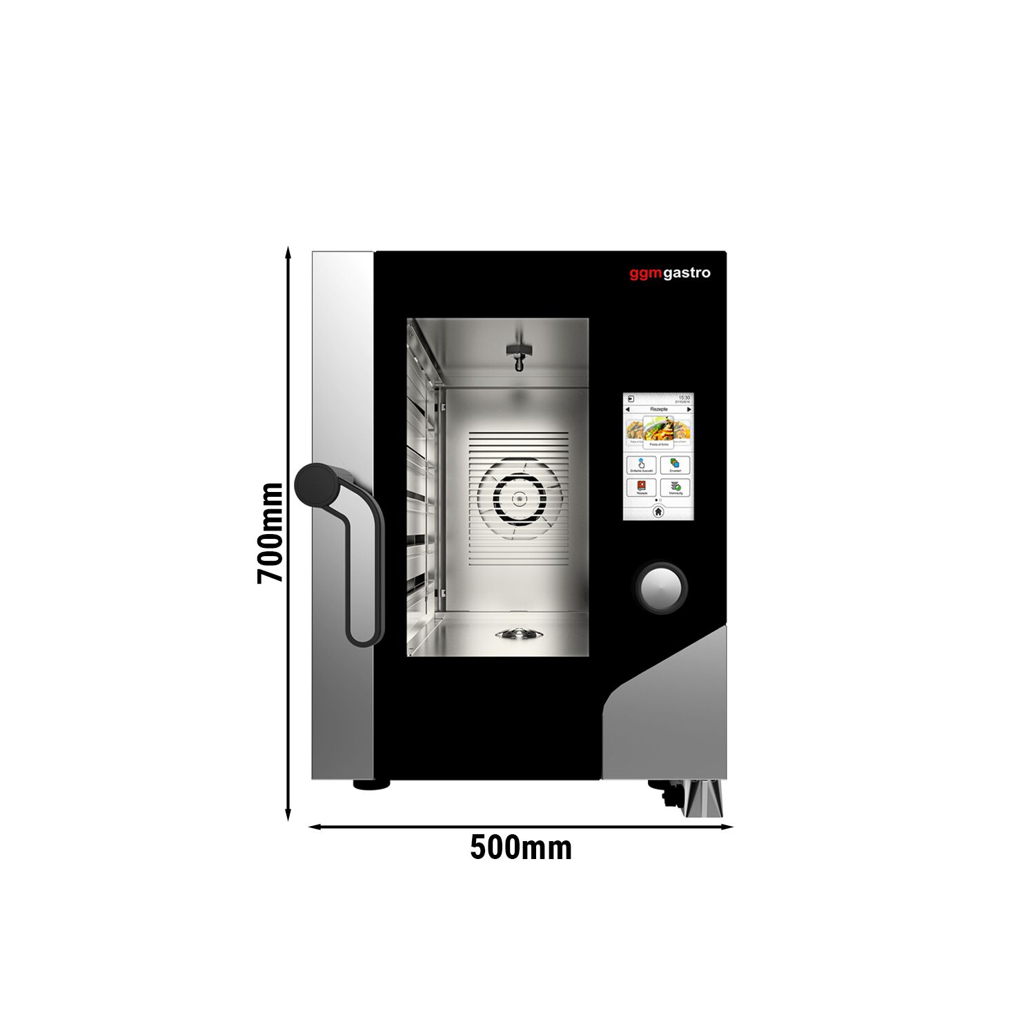 Four combiné COMPACT - Écran tactile - 6x GN 1/1 - avec système de lavage et sonde de température