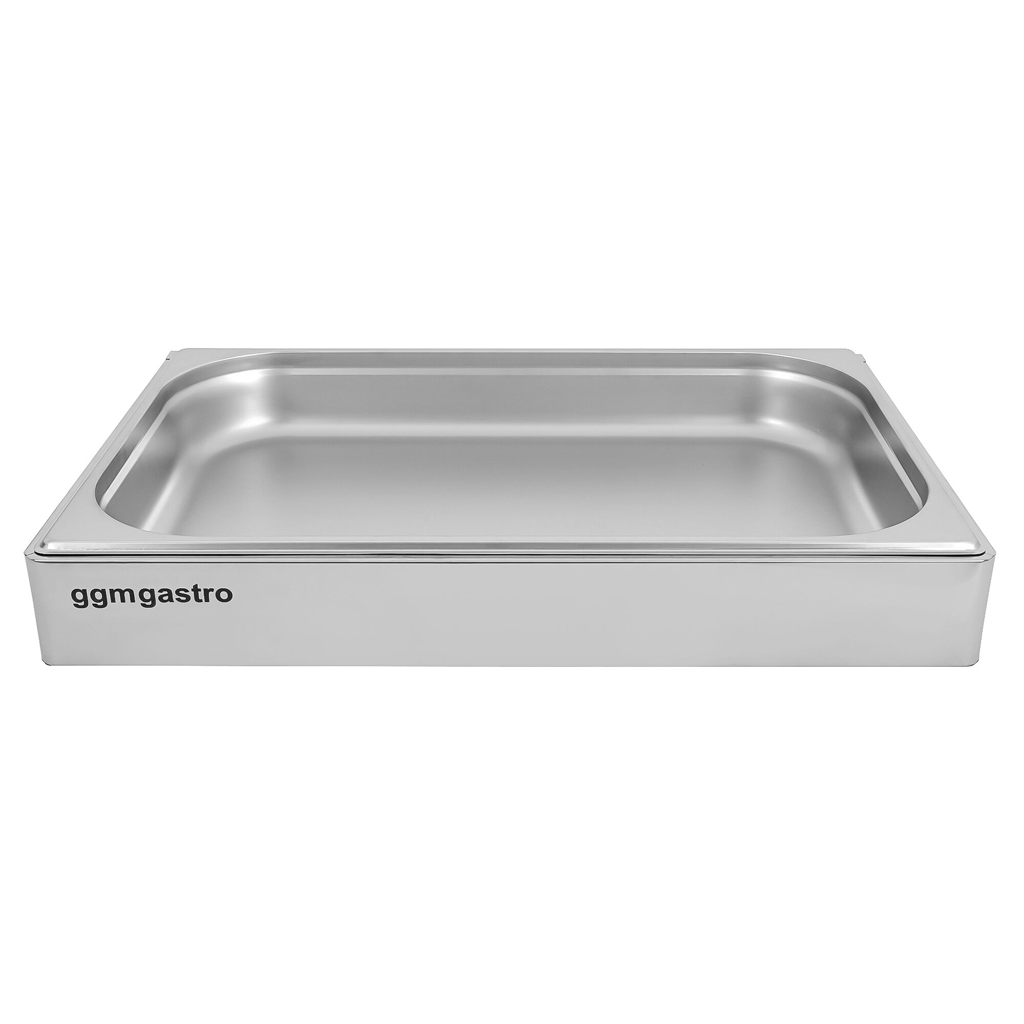 Cloche roll-top - Dôme - GN 1/1 - Acier inoxydable - set 2 pièces - 540x335mm - Hauteur:255mm - incl. bac GN 1/1 - avec capot en plastique