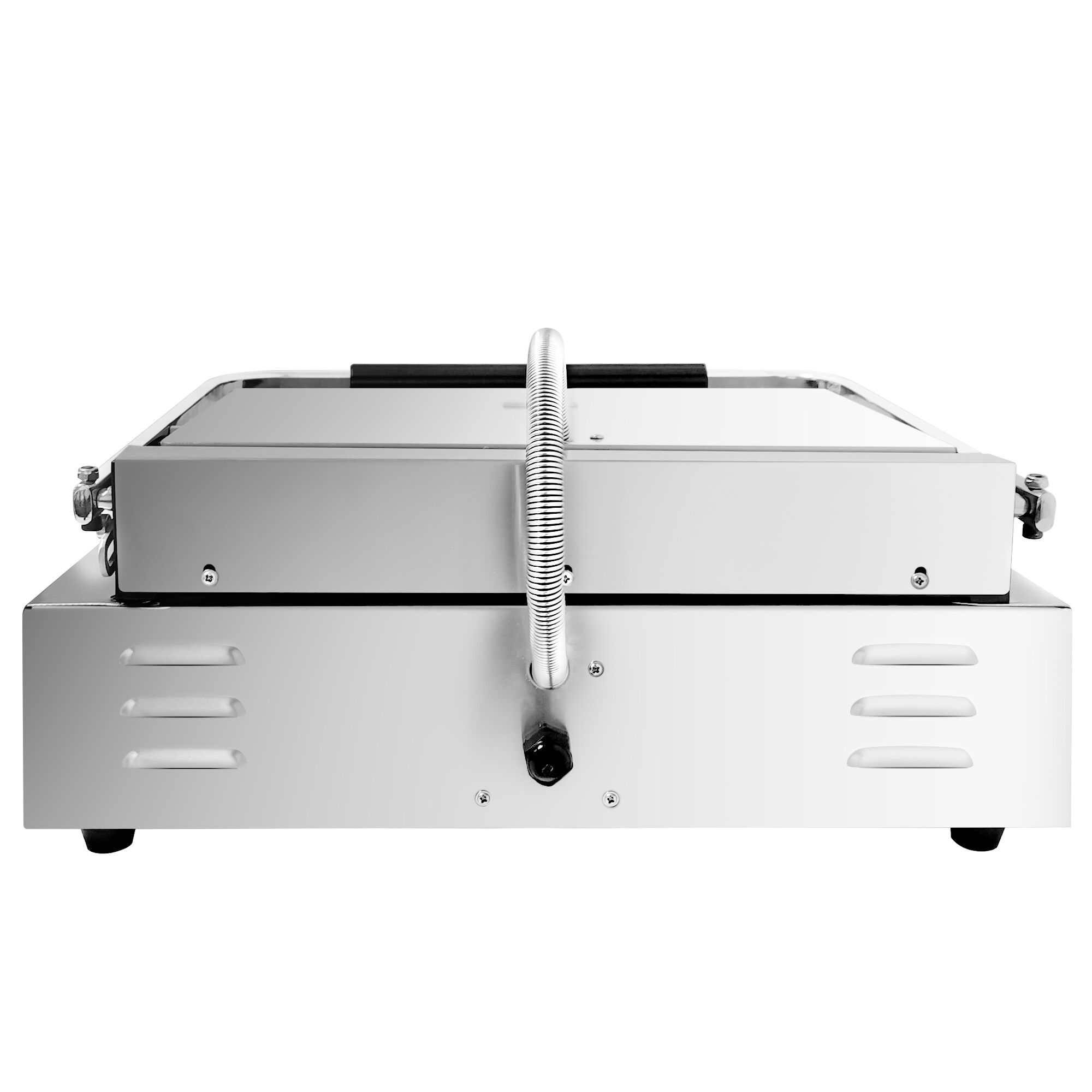 Presse à Panini / Gril de contact - 2,6kW -  Plaques rainurées - Surface de cuisson : 400x225mm