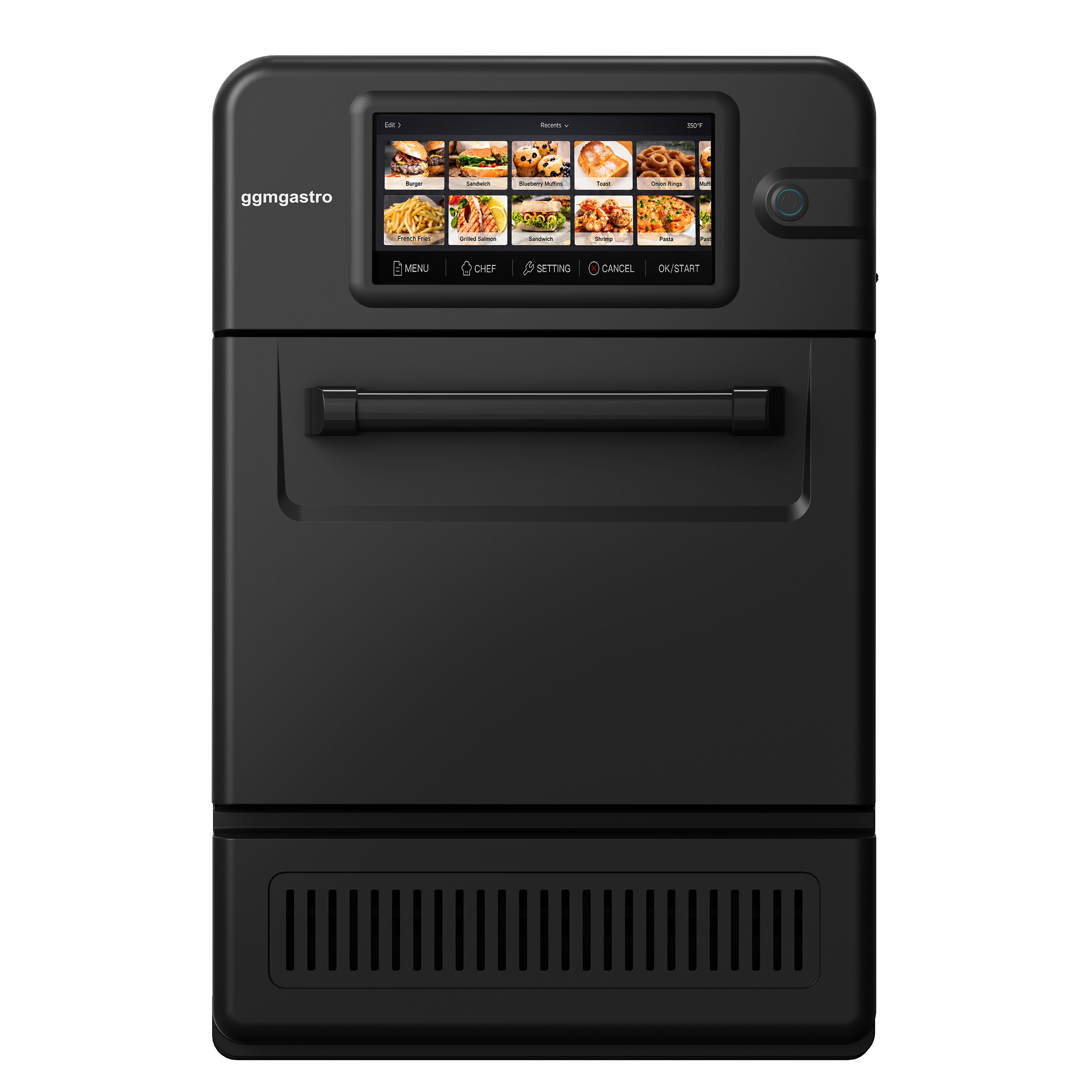 Four rapide - 3 kW - avec fonction gril & micro-ondes - 18,7 litres - Noir