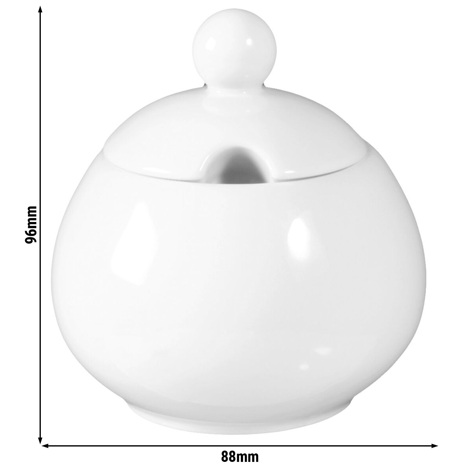 (1 pièce) SELTMANN WEIDEN | Sucrier – 0,23 L – Blanc/Uni