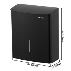 AIR-WOLF | Hygiëne afvalbak - 10 liter - RVS Mat zwart