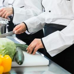 Commercial Saladette Prep Counter PREMIUM - 1360x700mm - 2 Doors - for 7x GN 1/3