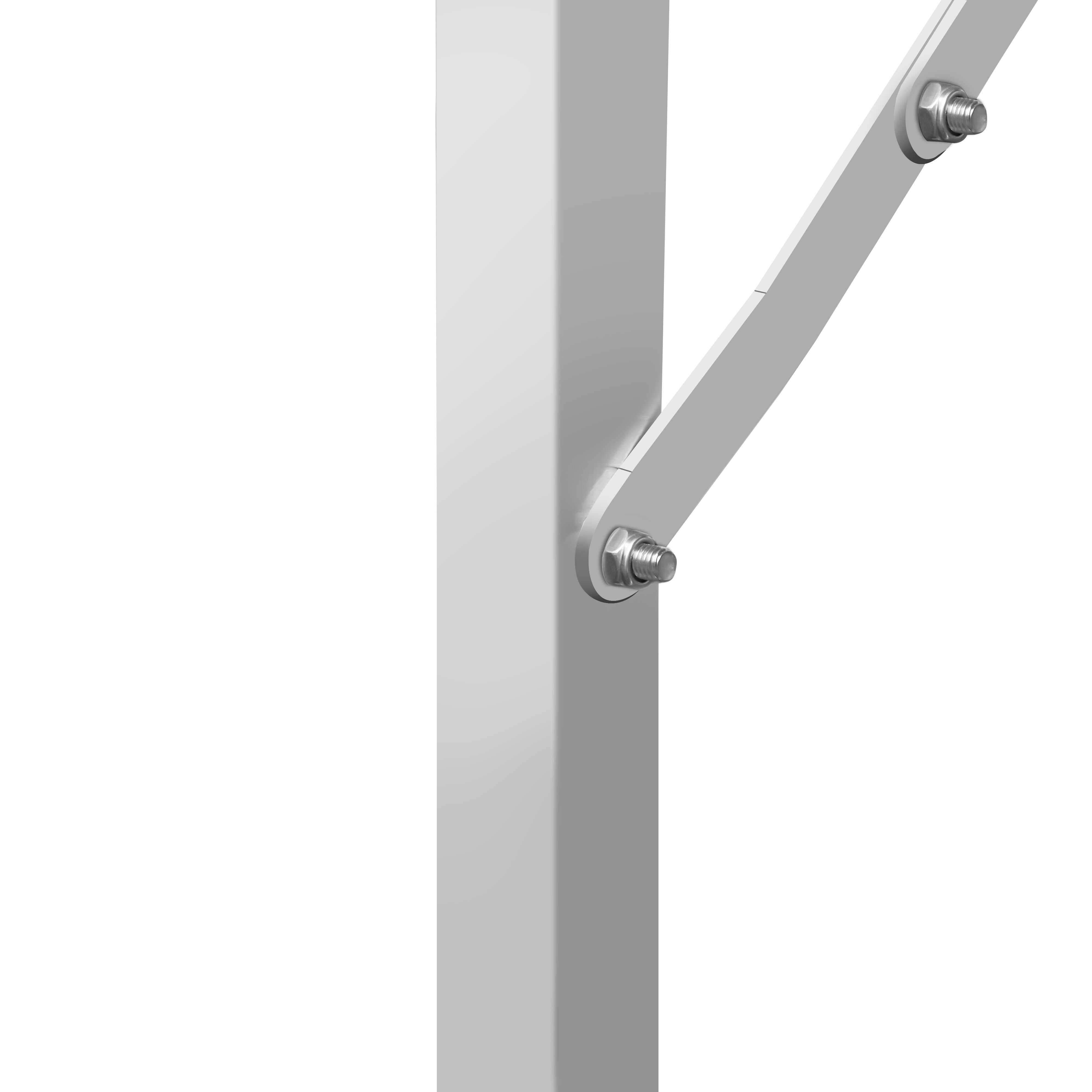 Tavolo da lavoro in acciaio inox - pieghevole - 1500x600mm