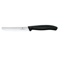 VICTORINOX | SWISS CLASSIC - Tomaten- en tafelmes met gekartelde rand - Mes: 110mm - 6 stuks