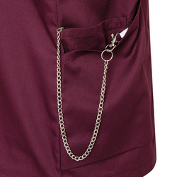 (6 st) Karlowsky - kortärmad damtunika Essential - aubergine - storlek: 34