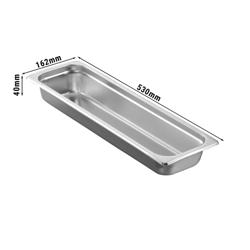 RVS GN bak 2/4 - Hoogte: 40mm