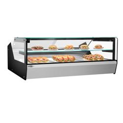 Warmhoudvitrine - 1000mm - 400W - 3 niveaus - 3 x GN 1/1