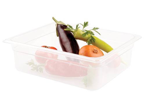 Polypropylene GN 1/2 container - semi-transparent - Height: 100mm