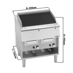 Parrilla de agua a gas (9 kW)