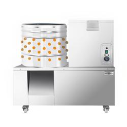 (136 doigts) Plumeuse 2-en-1 avec échaudoir pour volaille - professionnelle - électrique - Tambour Ø 50,0cm