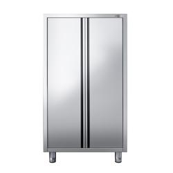 Armoire de travail en inox PREMIUM - 1000x700mm - 2 portes battantes - Hauteur: 1800mm