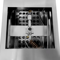Gasfornuis tafelmodel - 402x700x425mm - 8,65 kW - 1 pits