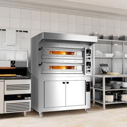 Commercial Double-Deck Electric Pizza Oven Manual ANTONIO – Ø33 cm - 400°C - 17.6 kW + Hood & Proofer