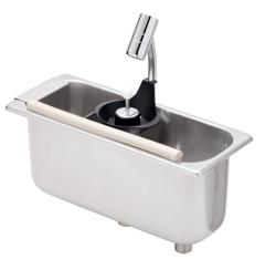 Lave-portionneur 269x110x115mm - avec clapet anti-retour (intégré) - incl. assiette-tamis