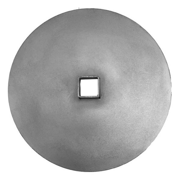 Plateau à viande pour brochette à kebab - 120x120x10mm - Inox - pour DUI6R, DUI8R, DUI10R