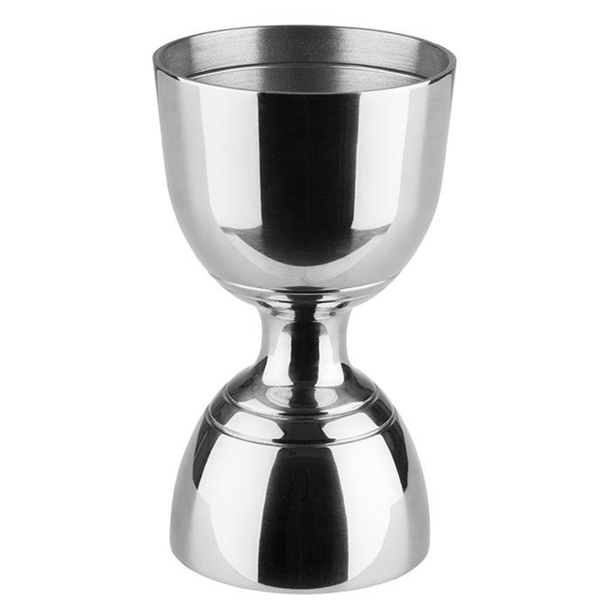 (6 pcs) Jigger double - acier inoxydable - 3cl/6cl (30/60 ml) - avec repère(s) 1cl/1,5cl/2cl & 4cl