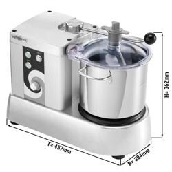 Cutter - 5,3 Liter - 350 Watt - 230 Volt - 600-2800 U/min
