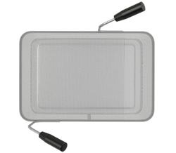 Fryer Basket 600 & 700 Series - 290x330x200mm - Stainless Steel - GN 1/1 - with ergonomic plastic handles - compatible with ENB663P, ENB669P, ENB479P, GNB479E, GNB879E