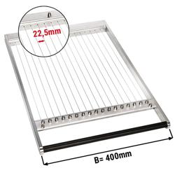 Rahmen für doppel Pralinenschneider - Drahtabstand: 22,5 mm