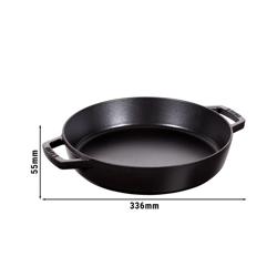 STAUB | PANS - Kızartma tavası - Ø 260mm - Dökme demir - Siyah