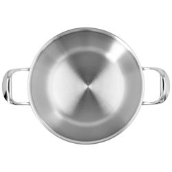 DEMEYERE | ATLANTIS 7 - Padella di servizio con coperchio a doppia parete - Ø 280mm - Acciaio inox