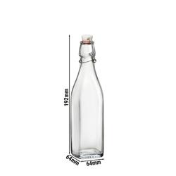 (1 pièce) Bouteille en verre Bormioli Rocco – DUBLIN – avec fermeture à étrier – 250 ml