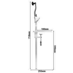 فتاحة علب مثبتة على الطاولة - طول الذراع: 480 mm