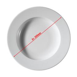 (12 db) PERA Fehér - Mély tányér - Ø 30 cm