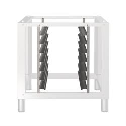 7x GN 1/1 Support de tôle - 790x840x800mm - Inox - GN 1/1 - avec rails espacés de 80mm - pour UKDV920
