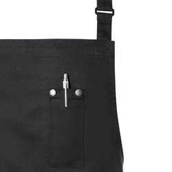 KARLOWSKY | Grembiule con pettorina a maniche corte ROCK CHEF®-Stage2 con fibbia e tasche