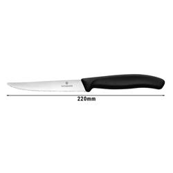 Cuțit de friptură VICTORINOX - ascuțit - Negru