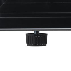 GASTRO-COOL | ثلاجة بار - 360 مم - 88 لتر - مزودة بباب زجاجي مفصلي واحد - أسود