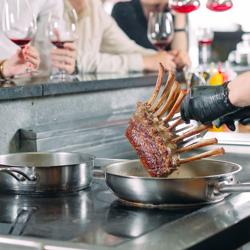 Cocina de inducción - 20kW - 4 zonas de cocción - con mueble bajo