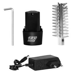 Fish Descaler - Electric - 75W - Battery & Charging Station - Stainless Steel & ABS