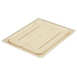 (6 pieces) CAMBRO | H-PAN Commercial Flat Lid – GN 1/2, Amber – 99°C Heat-Safe – 11 mm H – No Handle