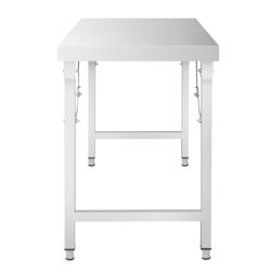 Edelstahl Arbeitstisch - klappbar - 1000x700mm