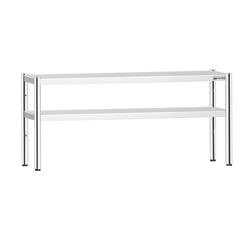 Påbyggnadsbänk PREMIUM 1,8m - med 2 plan 0,7m hög