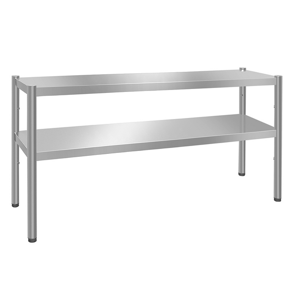 Plataforma de condimentos PREMIUM - 1,8 m - con 2 repisas 0,7 m de alto