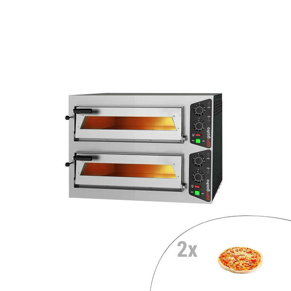 Elektrikli pizza fırını-  1+1x35cm - Manuel