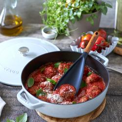 STAUB | Cuchara multiusos - 300mm - Silicona - Negro